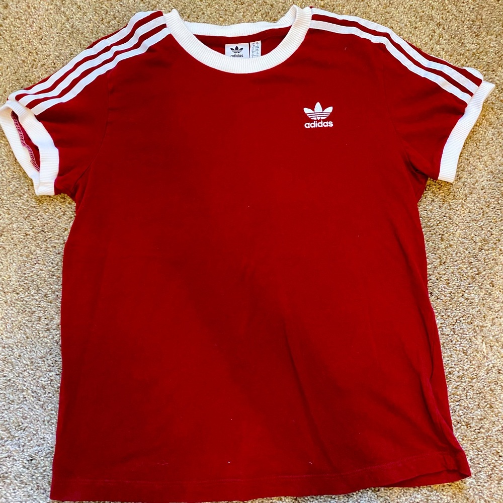 Adidas Red Shirt